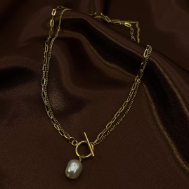 Chaîne double à perle