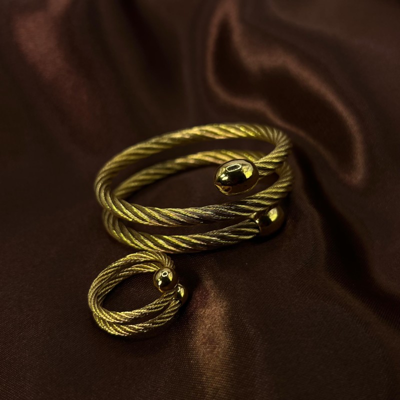 Ensemble bague bracelet