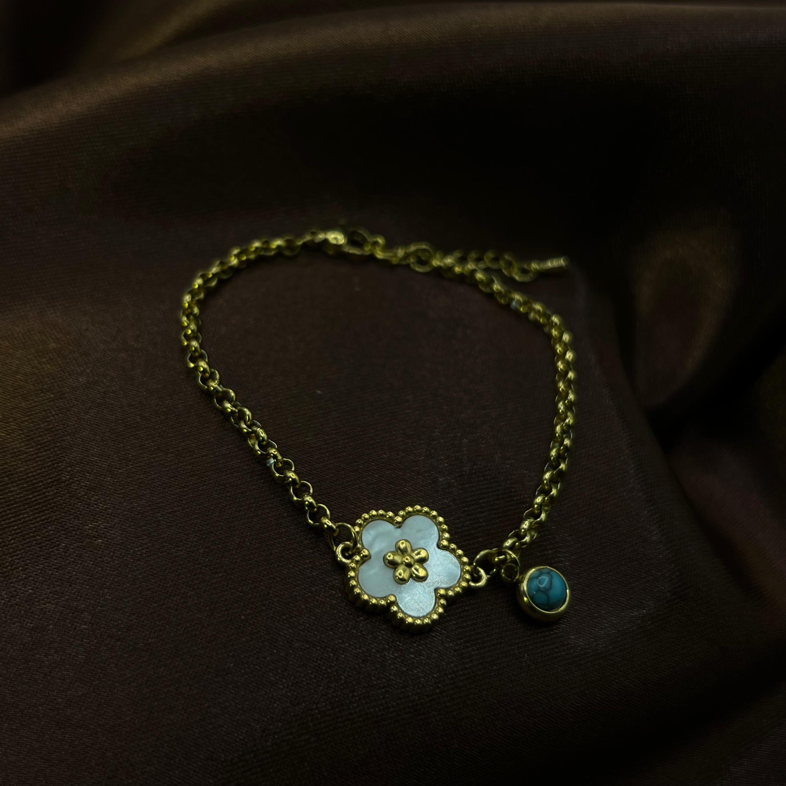 Gourmette Maille Marine