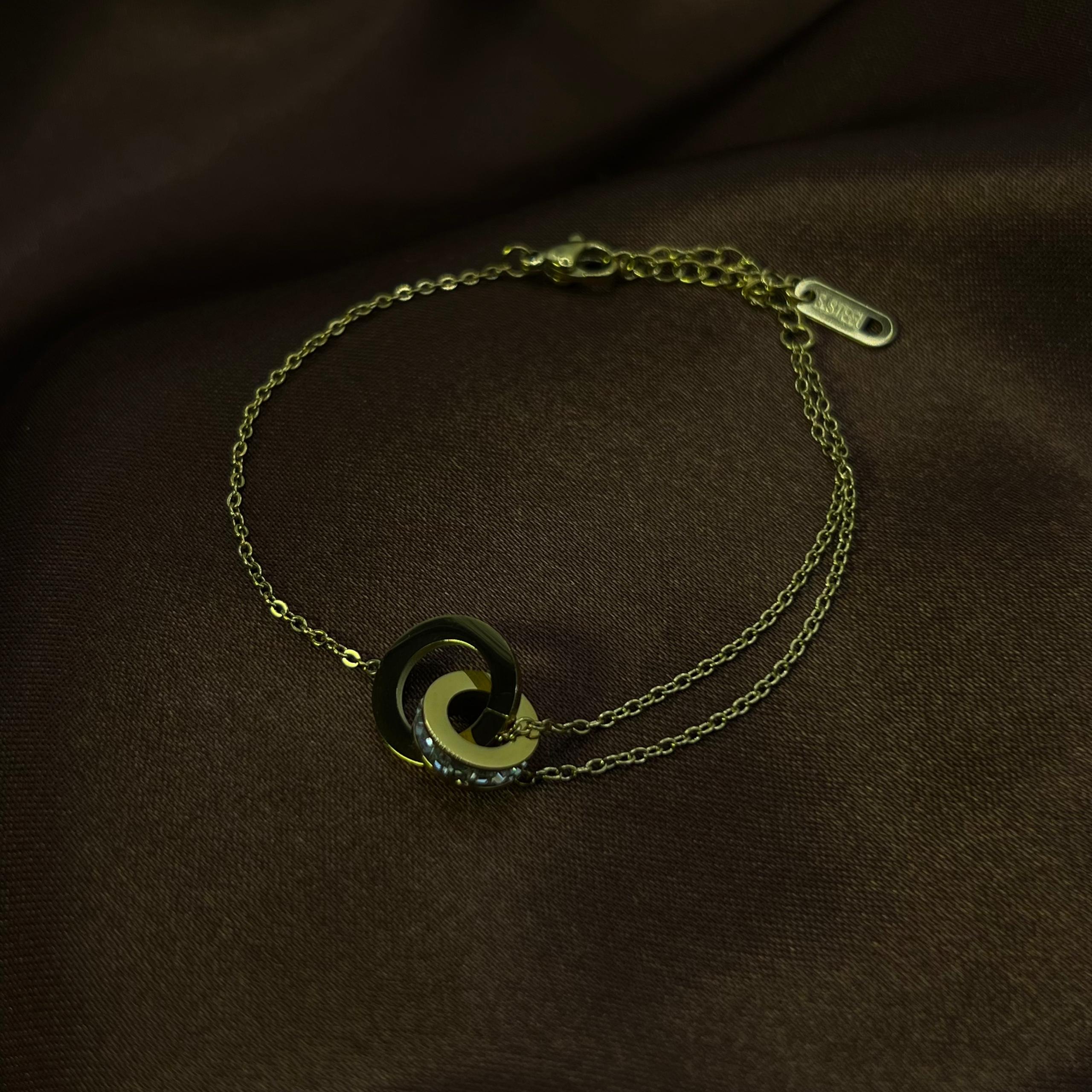 Gourmette Maille Marine
