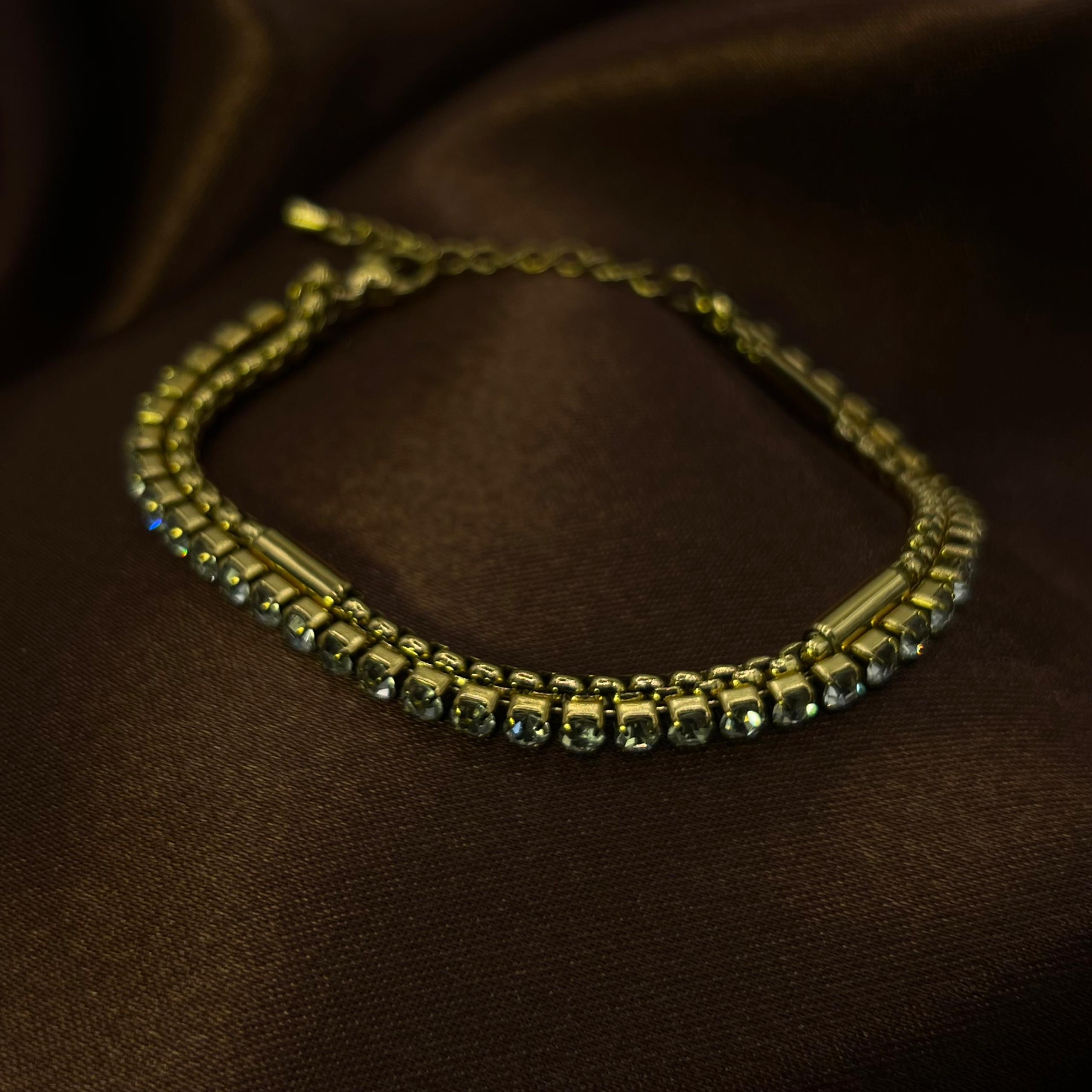 Gourmette Maille Marine