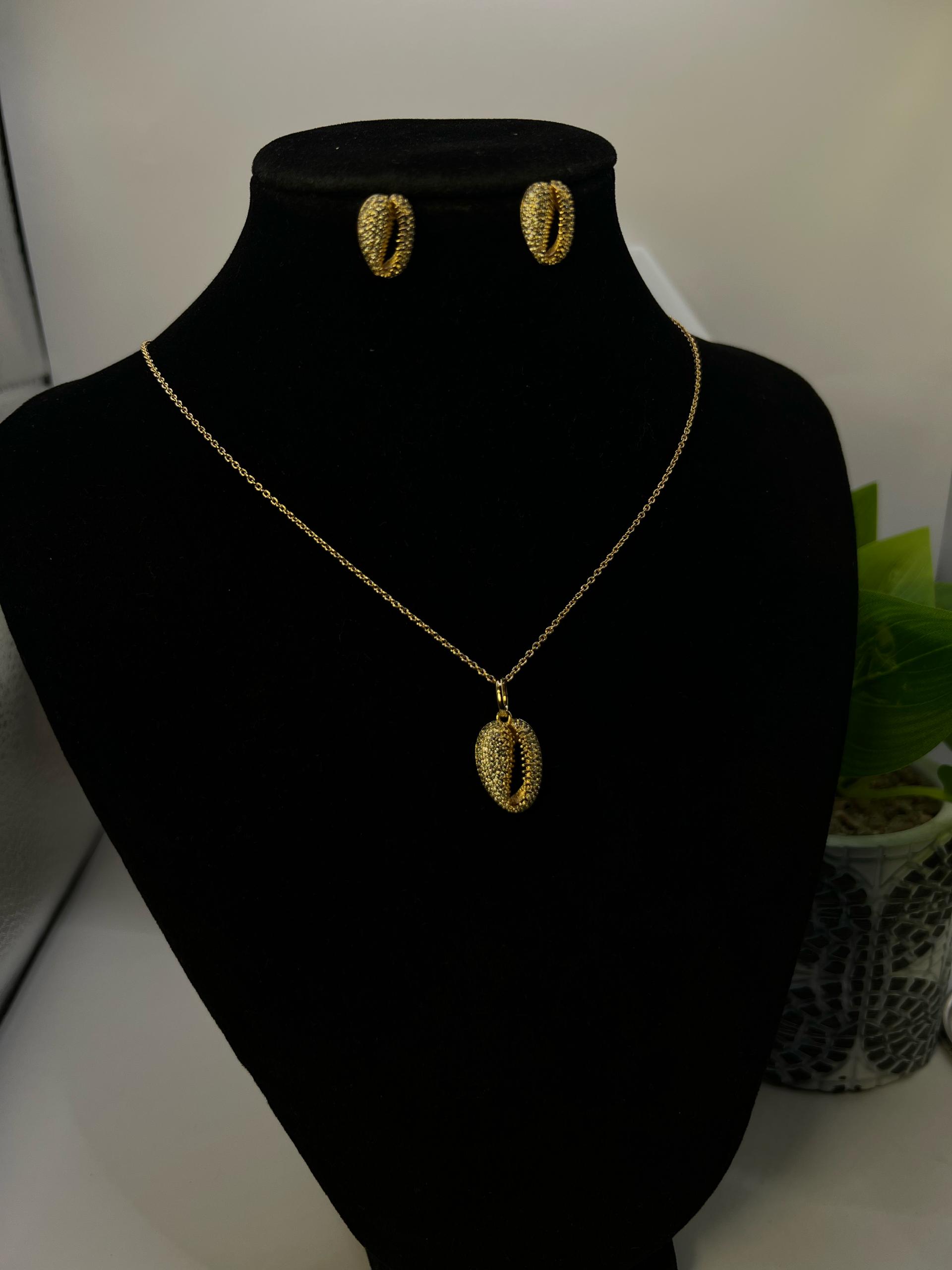 Collier Coquillage Doré