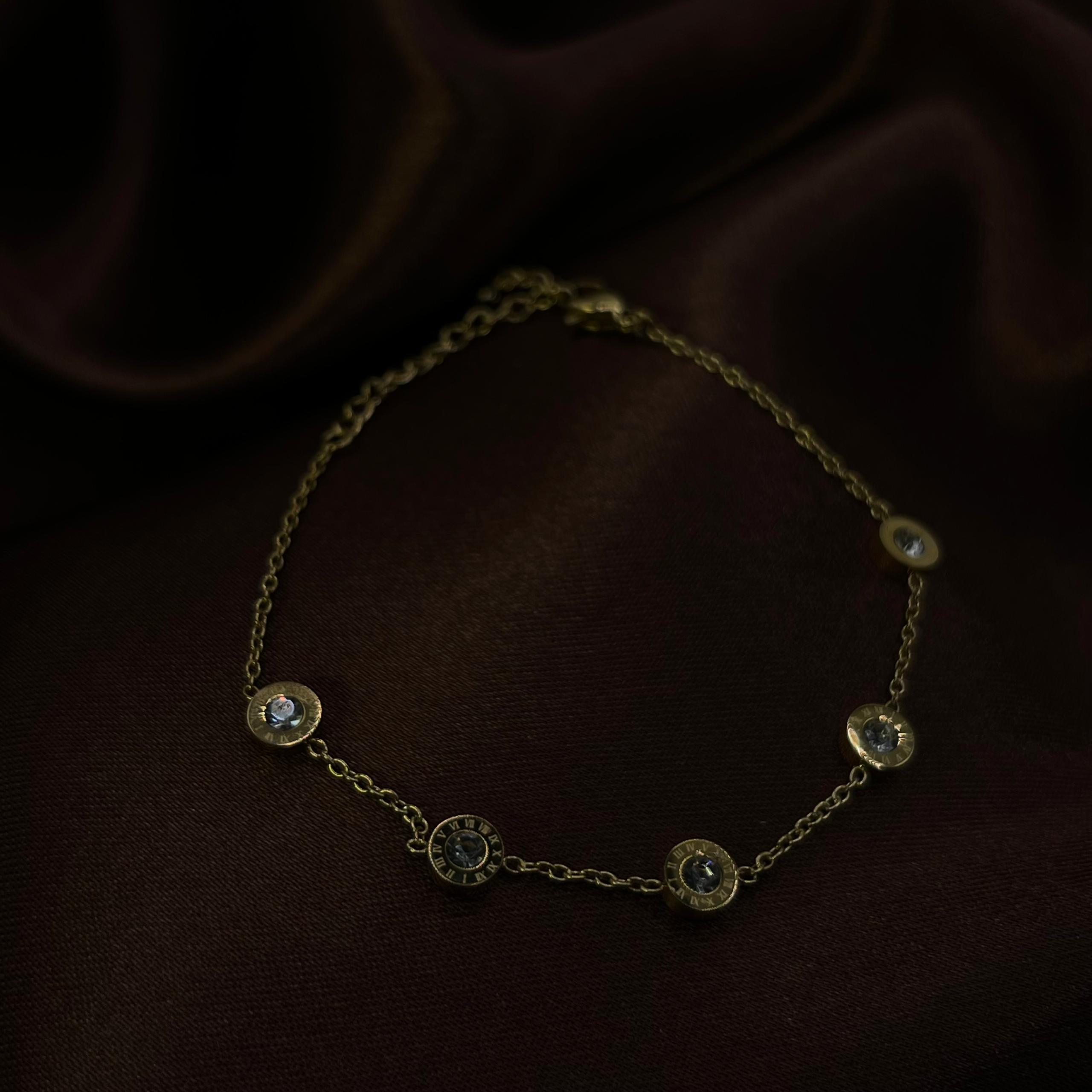Gourmette Maille Marine